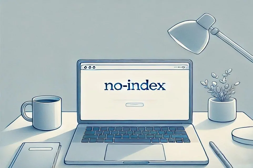 Relatório técnico mostrando status noindex, meta robots, cabeçalhos HTTP e cache do Google para diagnóstico de indexação